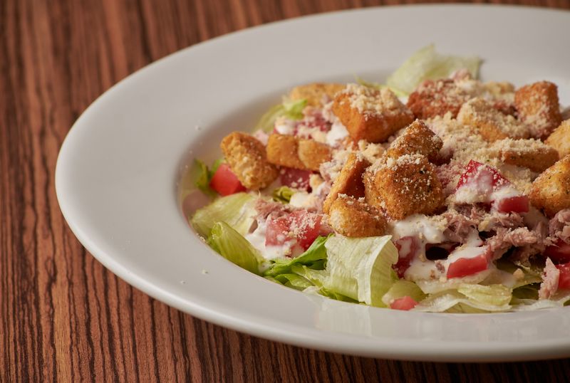 Caesar Salad at Pizza luce Minneapolis