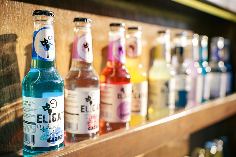 Italian Soda drink at Pizza luce