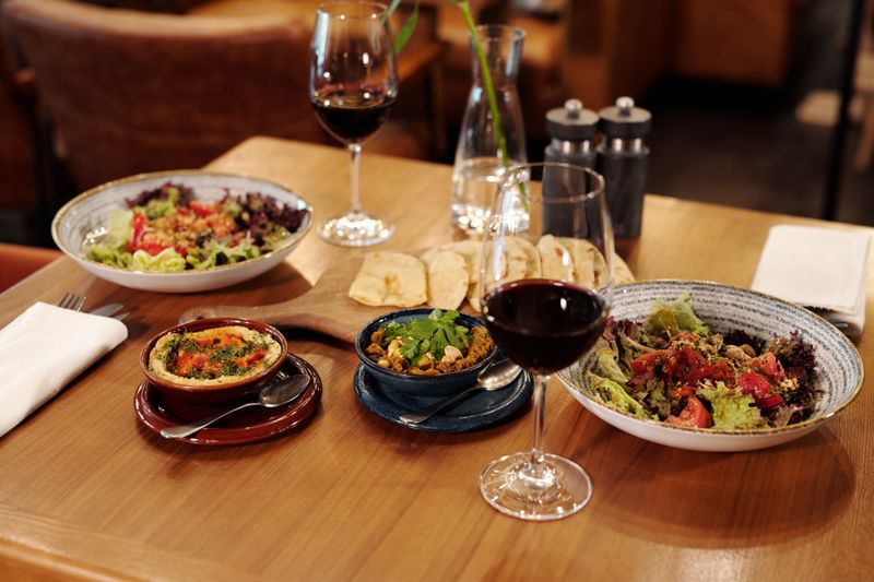 House Red Wine at Pizza luce restaurant