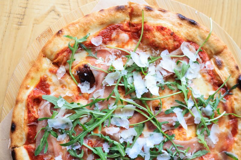 Meat Lovers pizza from pizza luce Minneapolis